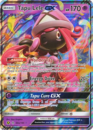 Tapu Lele GX (60a/145) (Alternate card) (Jumbo Card) [Sun & Moon: Guardians Rising] | Gear Gaming Fayetteville