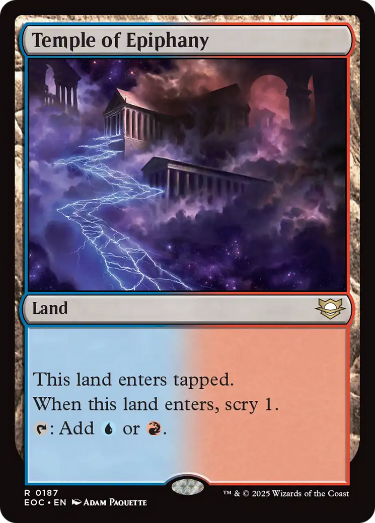 Temple of Epiphany [Edge of Eternities Commander] | Gear Gaming Fayetteville