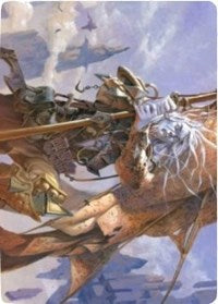 Sea Gate Banneret Art Card [Zendikar Rising Art Series] | Gear Gaming Fayetteville