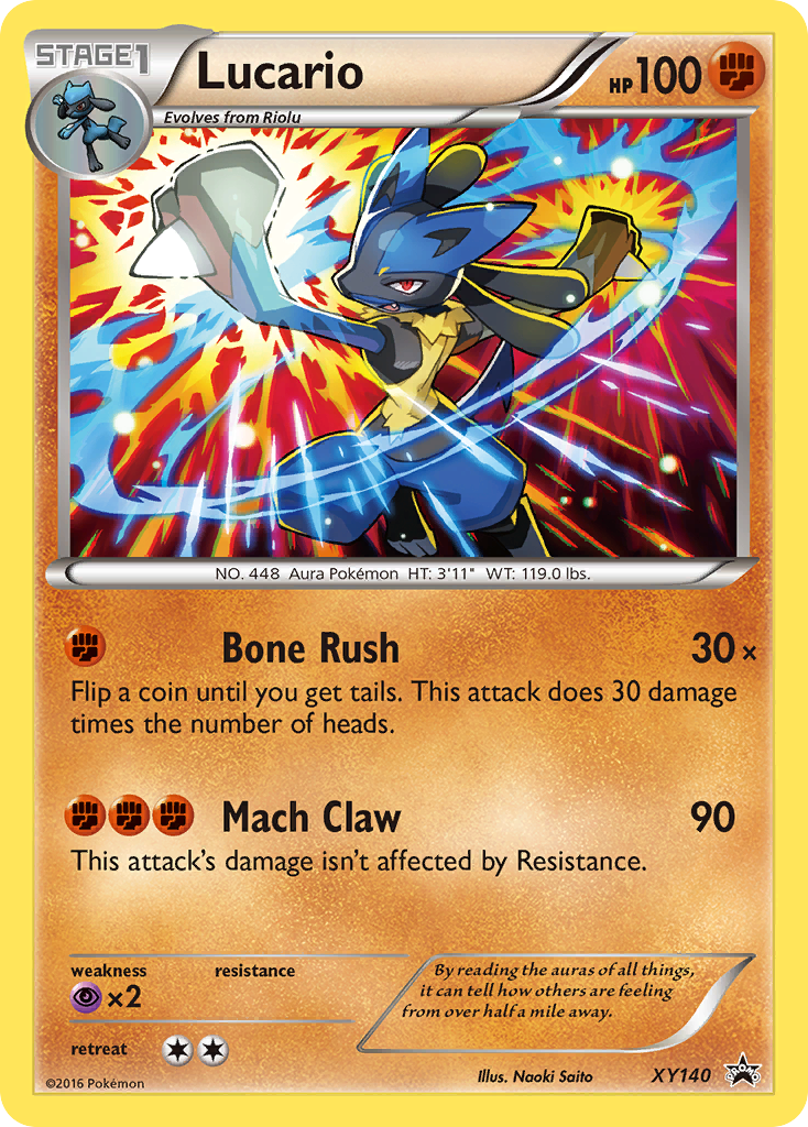 Lucario (XY140) [XY: Black Star Promos] | Gear Gaming Fayetteville