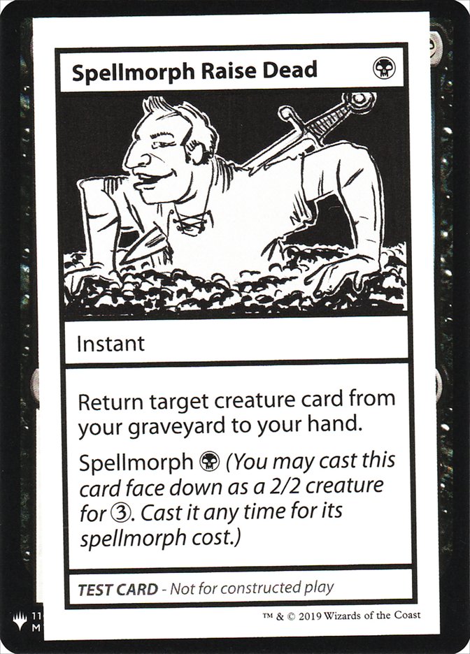 Spellmorph Raise Dead [Mystery Booster Playtest Cards] | Gear Gaming Fayetteville