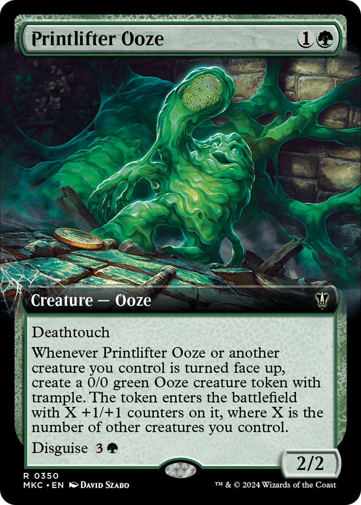 Printlifter Ooze (Extended Art) [Murders at Karlov Manor Commander] | Gear Gaming Fayetteville