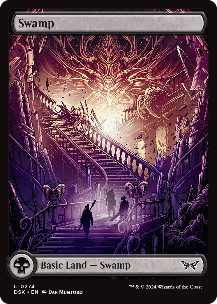 Swamp (274) - Full Art [Duskmourn: House of Horror] | Gear Gaming Fayetteville