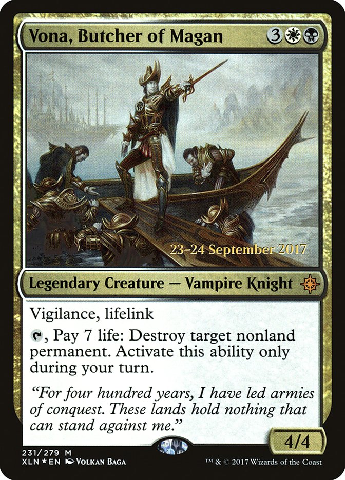 Vona, Butcher of Magan [Ixalan Prerelease Promos] | Gear Gaming Fayetteville