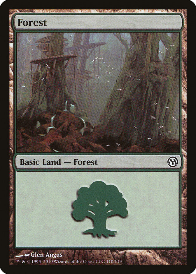 Forest (110) [Duels of the Planeswalkers] | Gear Gaming Fayetteville