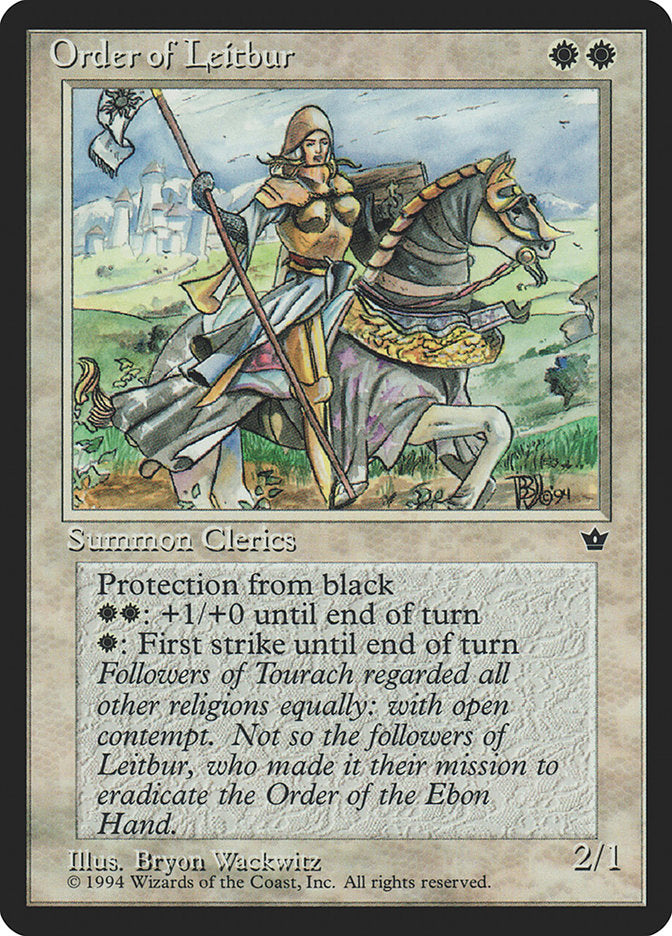 Order of Leitbur (Horse Facing Right) [Fallen Empires] | Gear Gaming Fayetteville