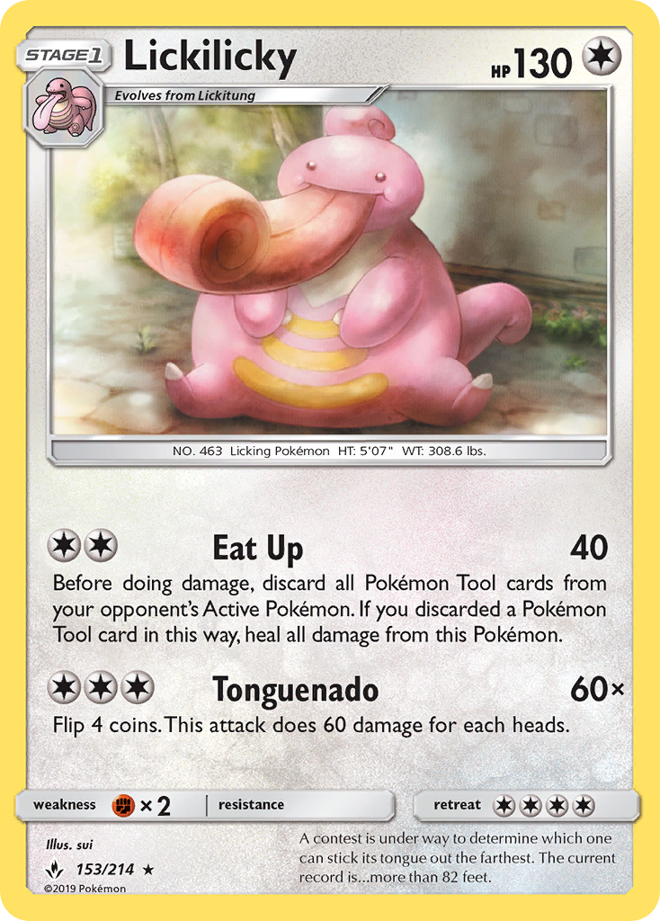 Lickilicky (153/214) [Sun & Moon: Unbroken Bonds] | Gear Gaming Fayetteville