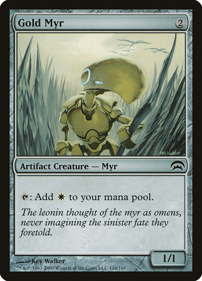 Gold Myr [Planechase] | Gear Gaming Fayetteville
