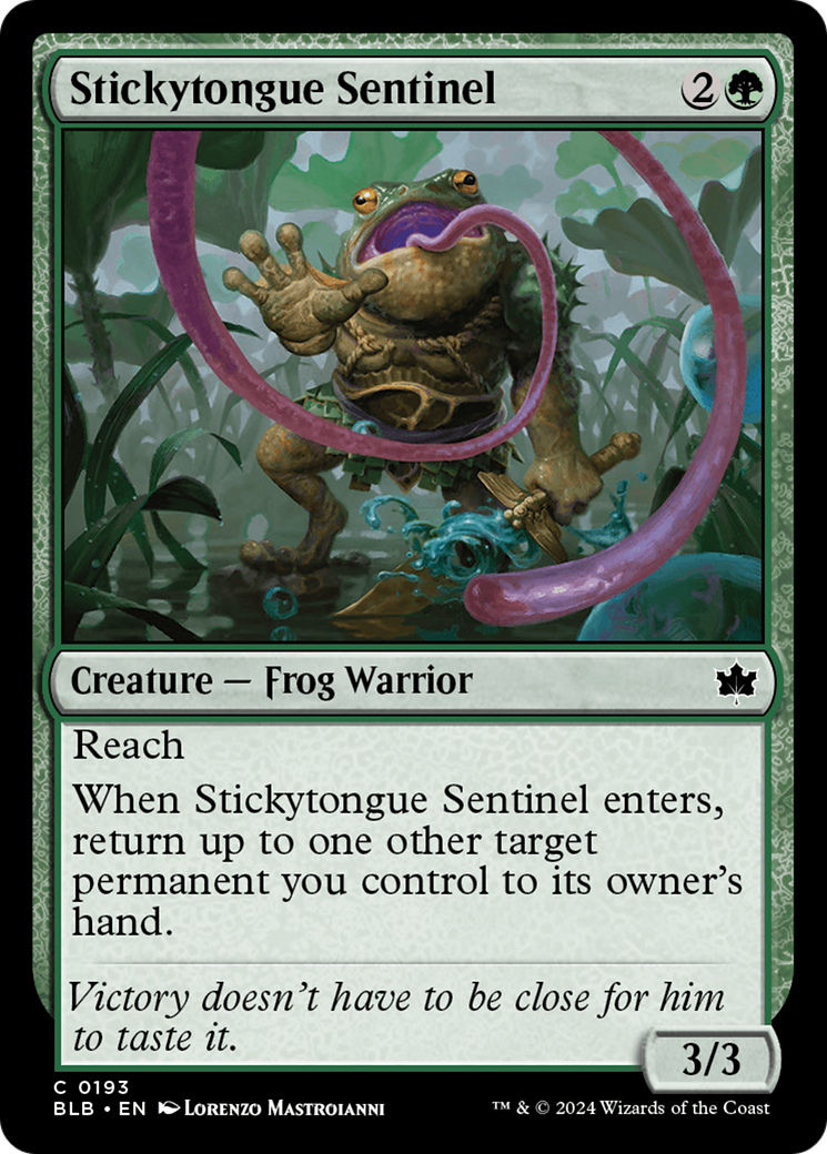 Stickytongue Sentinel [Bloomburrow] | Gear Gaming Fayetteville