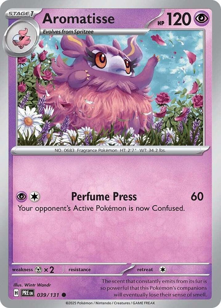 Aromatisse (039/131) [Scarlet & Violet: Prismatic Evolutions] | Gear Gaming Fayetteville