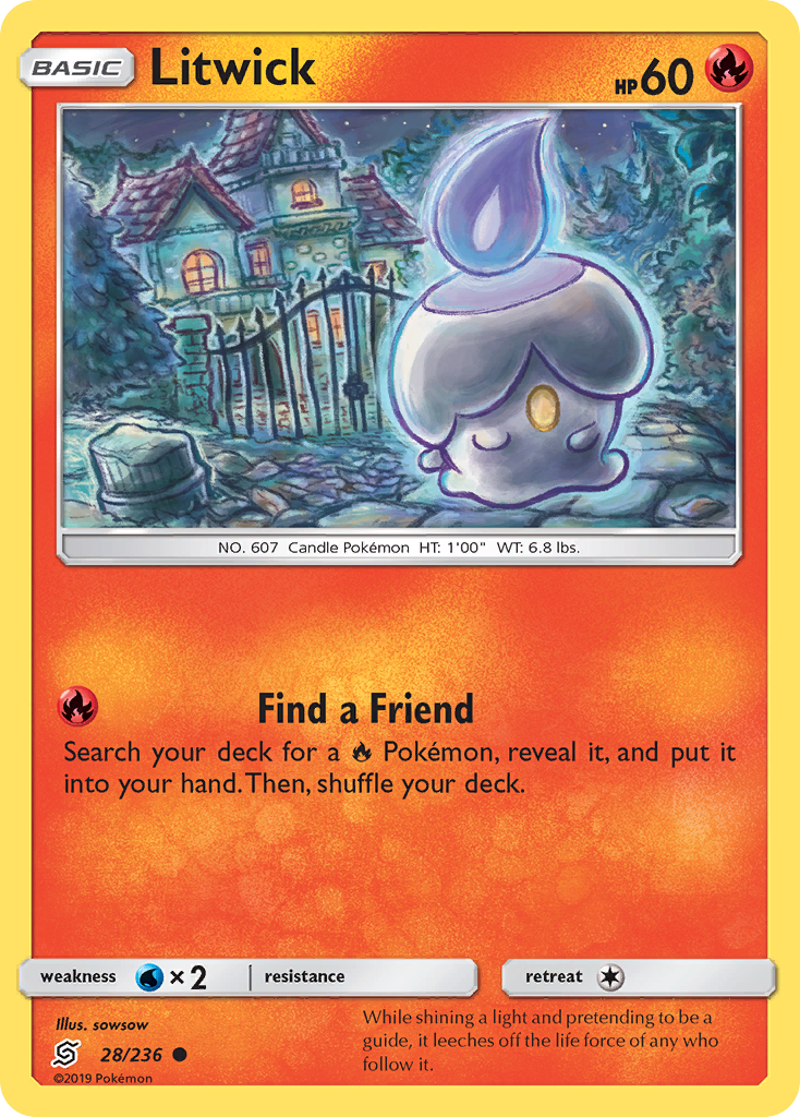 Litwick (28/236) [Sun & Moon: Unified Minds] | Gear Gaming Fayetteville