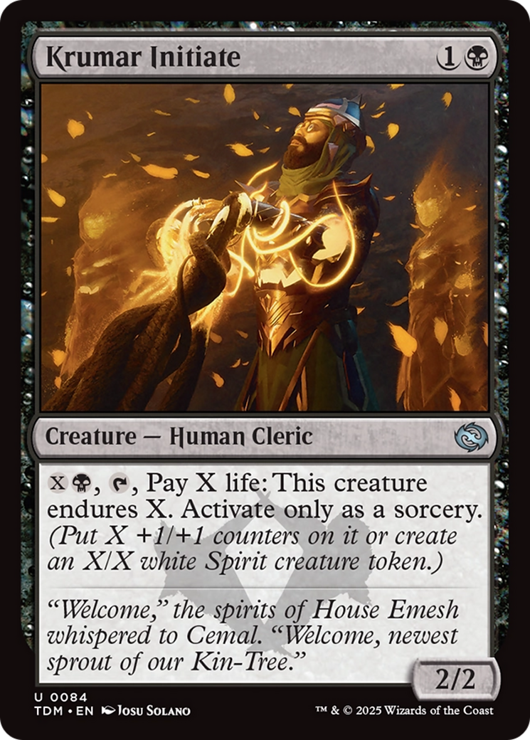 Krumar Initiate [Tarkir: Dragonstorm] | Gear Gaming Fayetteville
