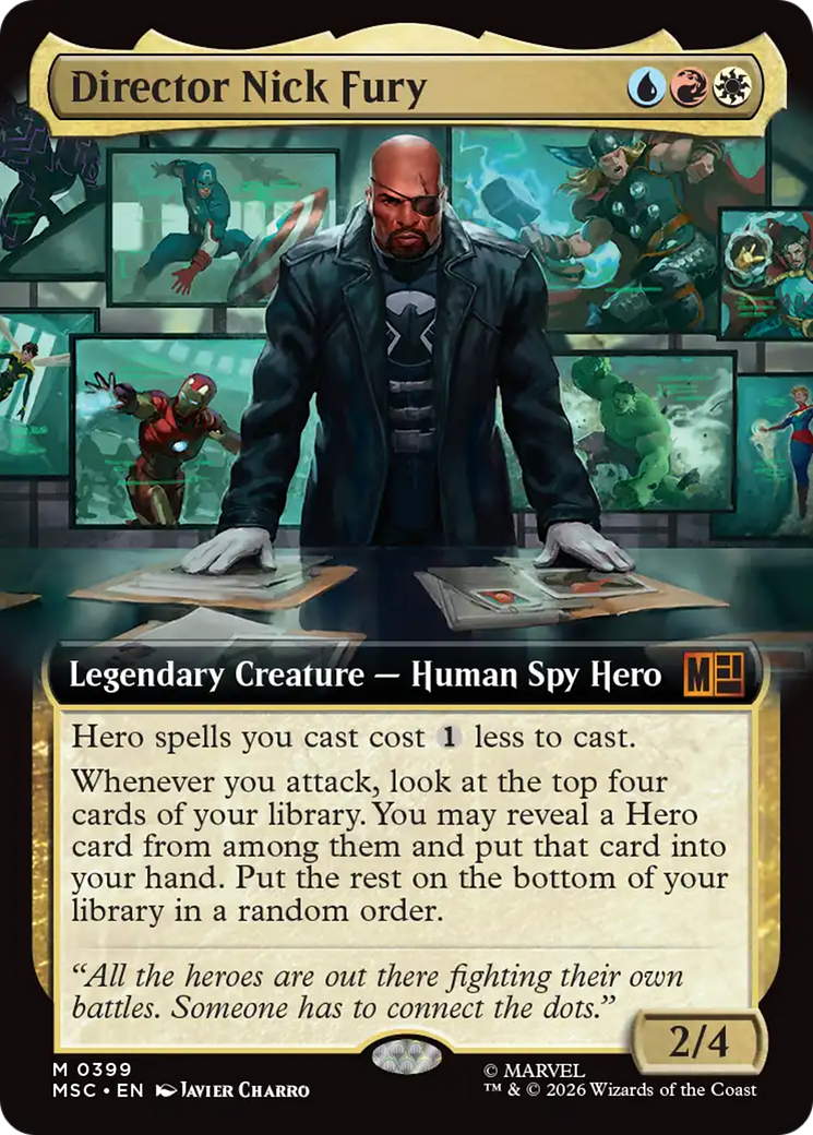Director Nick Fury (Extended Art) [Marvel Super Heroes Commander] | Gear Gaming Fayetteville