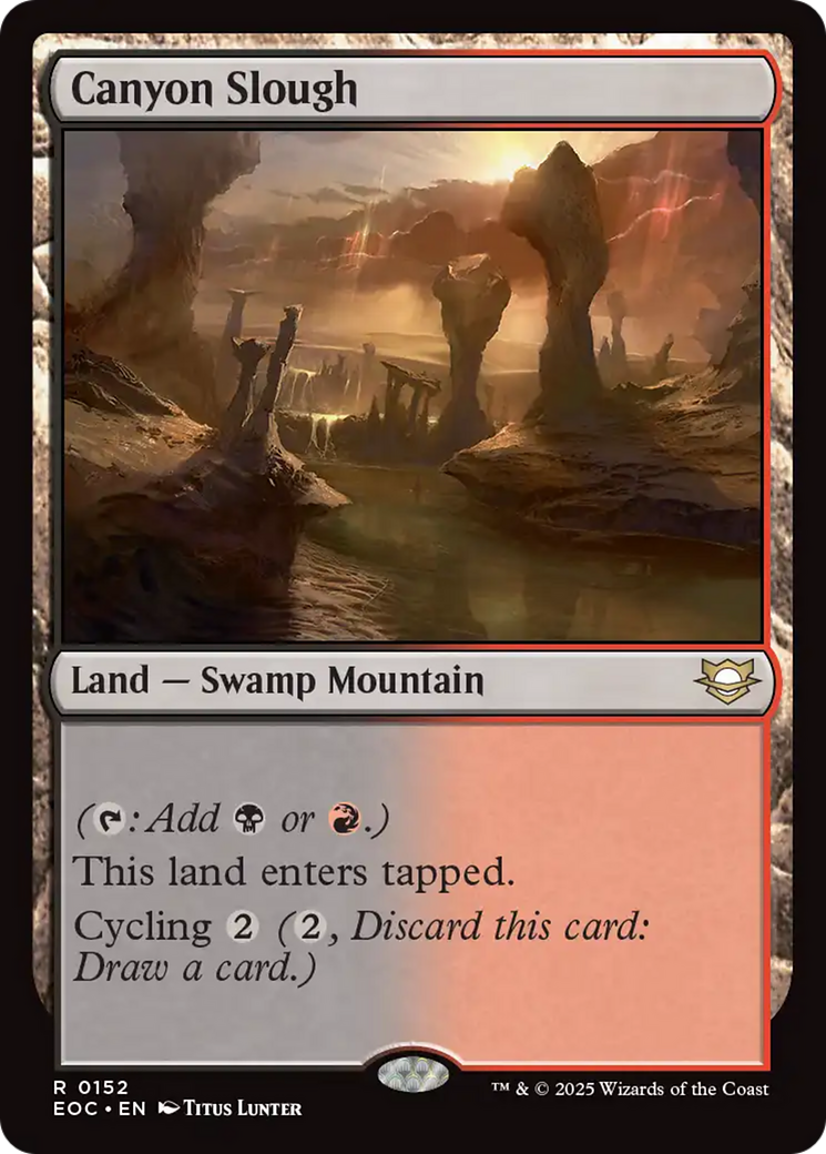 Canyon Slough [Edge of Eternities Commander] | Gear Gaming Fayetteville