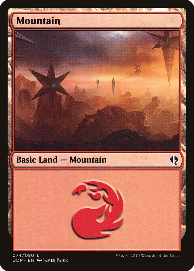 Mountain (74) [Duel Decks: Zendikar vs. Eldrazi] | Gear Gaming Fayetteville