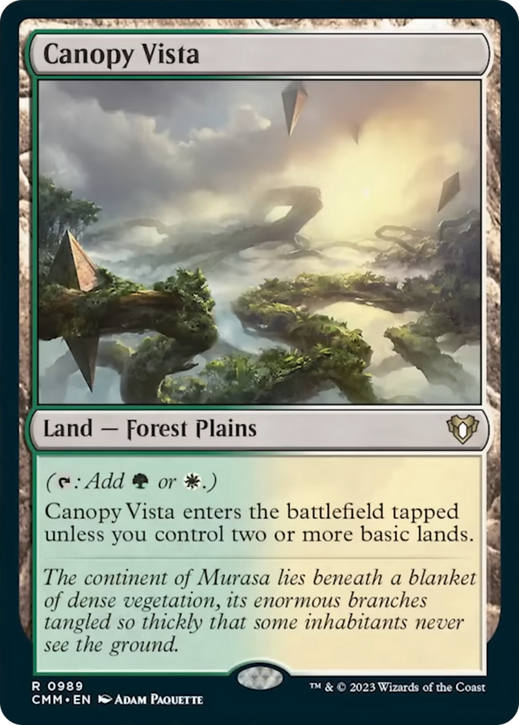 Canopy Vista [Commander Masters] | Gear Gaming Fayetteville