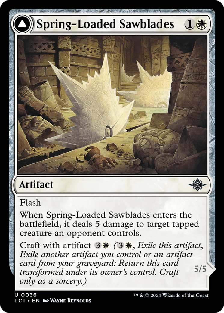 Spring-Loaded Sawblades // Bladewheel Chariot [The Lost Caverns of Ixalan] | Gear Gaming Fayetteville