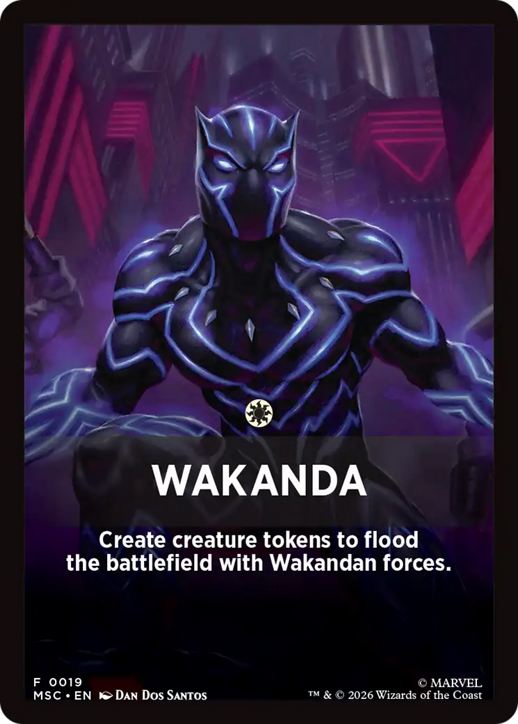 Wakanda Theme Card [Marvel Super Heroes Commander] | Gear Gaming Fayetteville