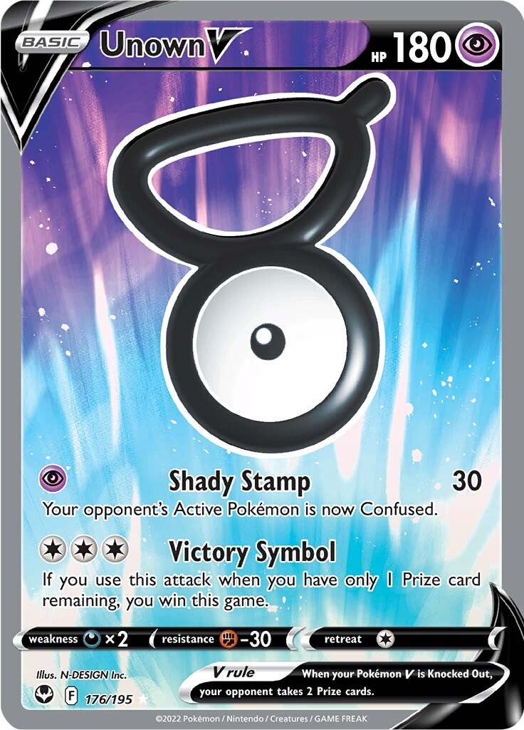 Unown V (176/195) [Sword & Shield: Silver Tempest] | Gear Gaming Fayetteville