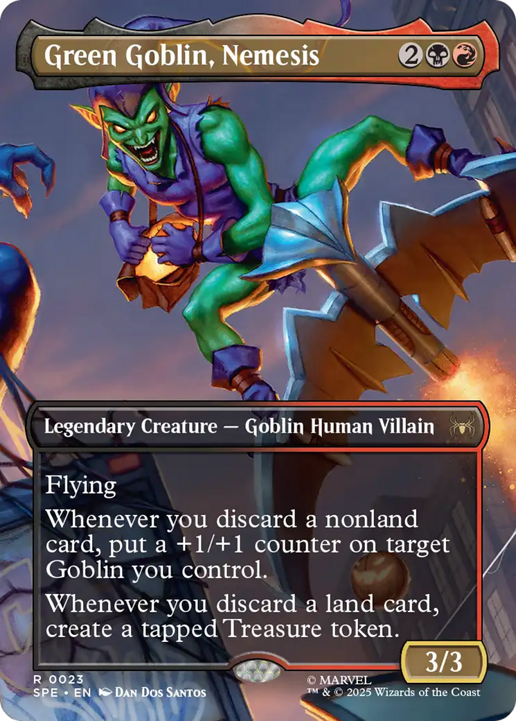 Green Goblin, Nemesis (Borderless) [Marvel's Spider-Man: Eternal-Legal] | Gear Gaming Fayetteville