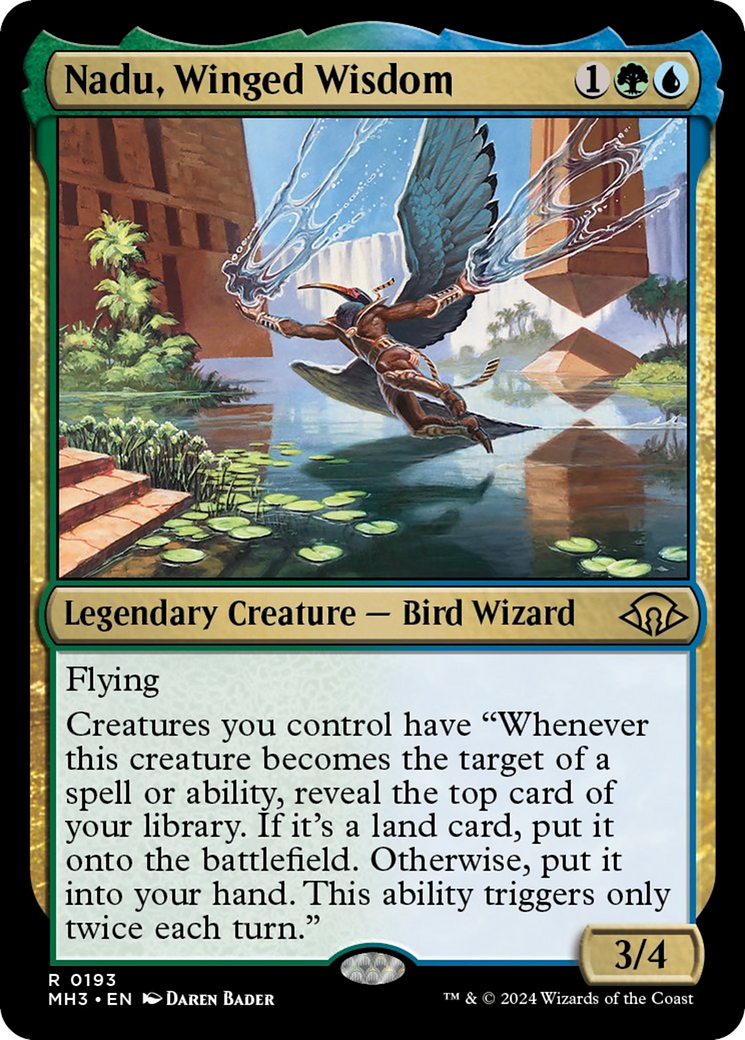 Nadu, Winged Wisdom [Modern Horizons 3] | Gear Gaming Fayetteville