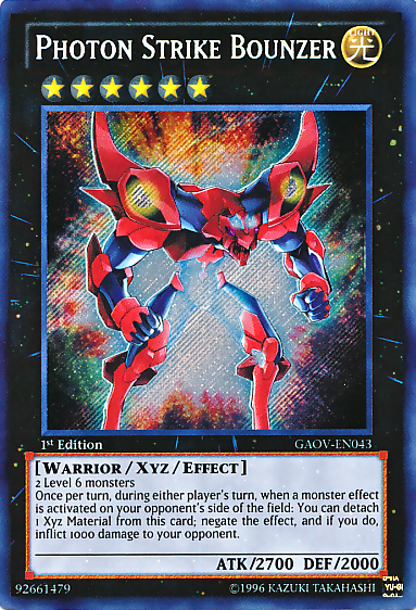 Photon Strike Bounzer [GAOV-EN043] Secret Rare | Gear Gaming Fayetteville