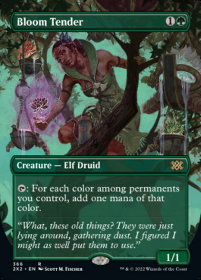 Bloom Tender (Borderless Alternate Art) [Double Masters 2022] | Gear Gaming Fayetteville