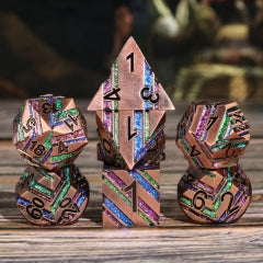 Meteor Flashes Metal 7pcs Dice Set | Gear Gaming Fayetteville