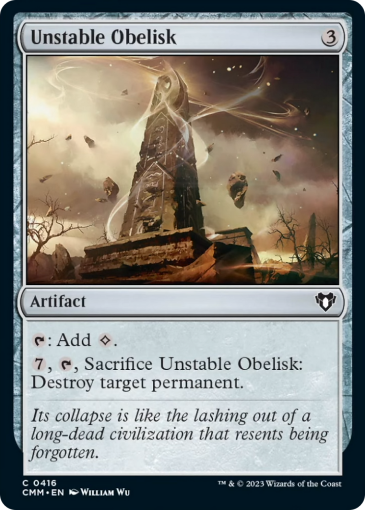 Unstable Obelisk [Commander Masters] | Gear Gaming Fayetteville