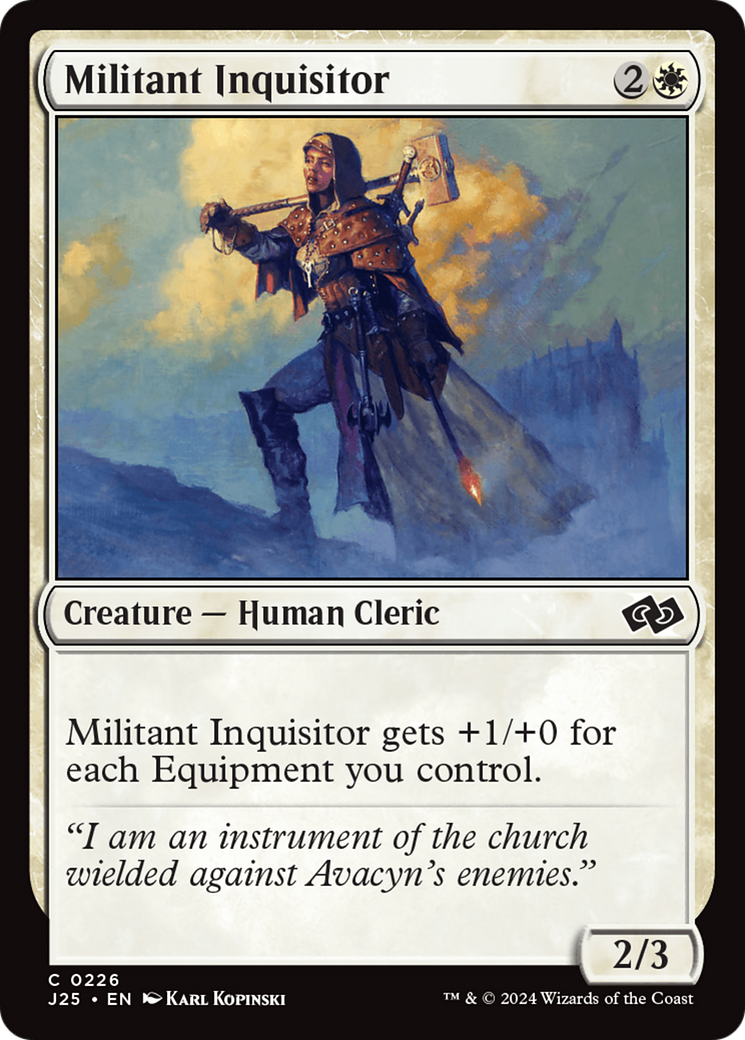 Militant Inquisitor [Foundations Jumpstart] | Gear Gaming Fayetteville