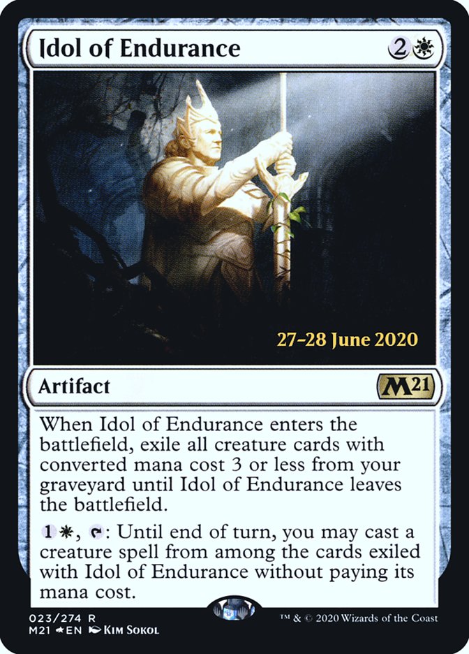 Idol of Endurance [Core Set 2021 Prerelease Promos] | Gear Gaming Fayetteville