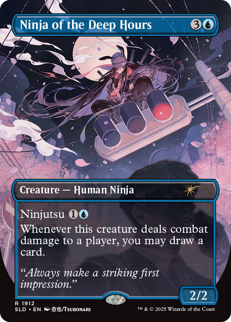 Ninja of the Deep Hours (Rainbow Foil) [Secret Lair Drop Series] | Gear Gaming Fayetteville