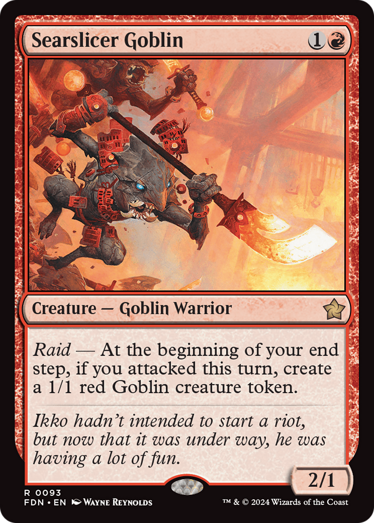 Searslicer Goblin [Foundations] | Gear Gaming Fayetteville