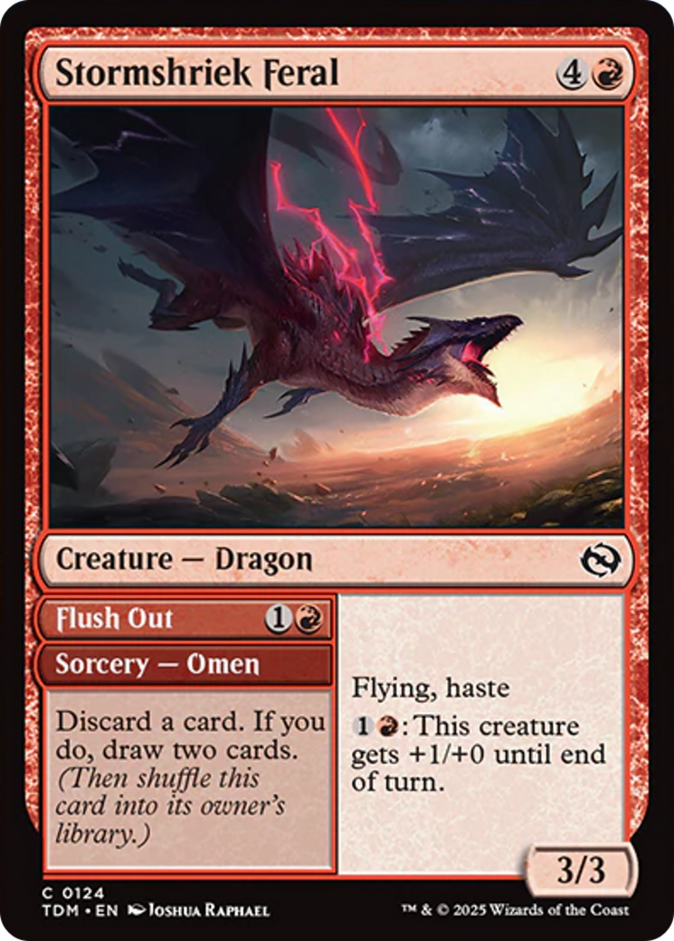 Stormshriek Feral [Tarkir: Dragonstorm] | Gear Gaming Fayetteville