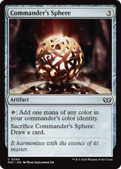 Commander's Sphere [Duskmourn: House of Horror Commander] | Gear Gaming Fayetteville