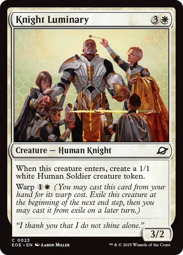 Knight Luminary [Edge of Eternities] | Gear Gaming Fayetteville