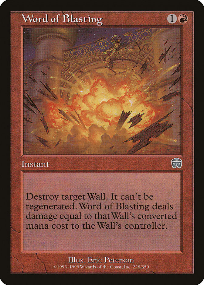 Word of Blasting [Mercadian Masques] | Gear Gaming Fayetteville
