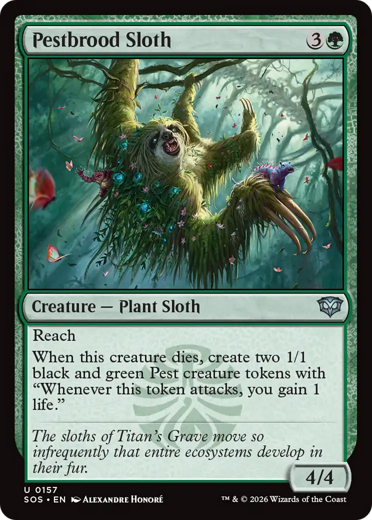 Pestbrood Sloth [Secrets of Strixhaven] | Gear Gaming Fayetteville