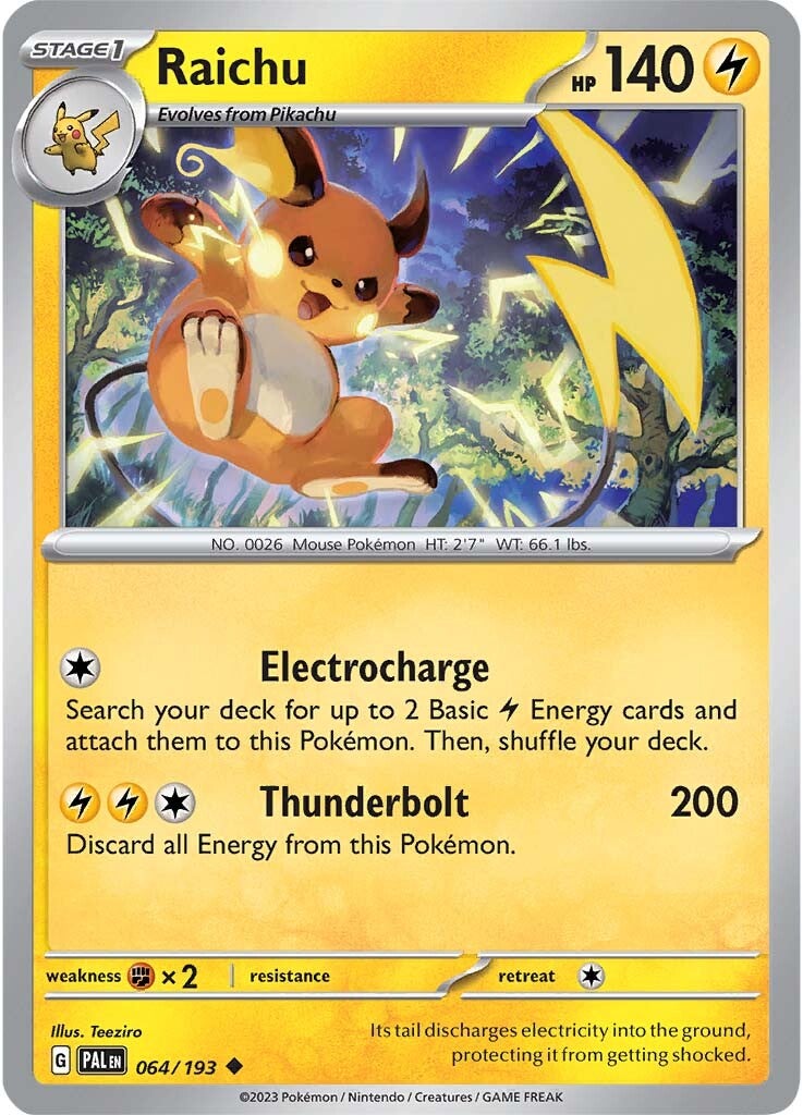 Raichu (064/193) [Scarlet & Violet: Paldea Evolved] | Gear Gaming Fayetteville