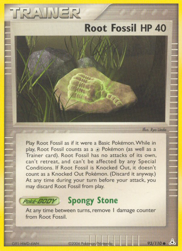 Root Fossil (93/110) [EX: Holon Phantoms] | Gear Gaming Fayetteville