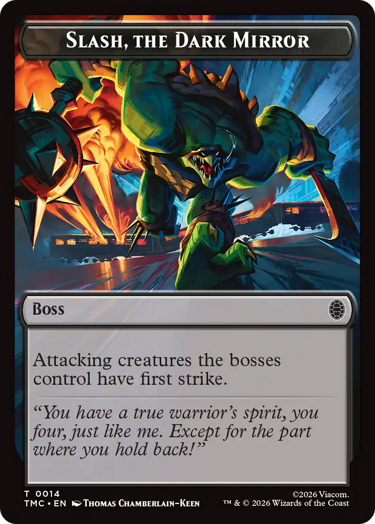 Slash, The Dark Mirror [Teenage Mutant Ninja Turtles Commander Tokens] | Gear Gaming Fayetteville