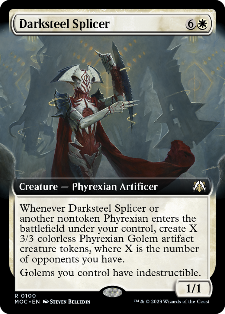 Darksteel Splicer (Extended Art) [March of the Machine Commander] | Gear Gaming Fayetteville