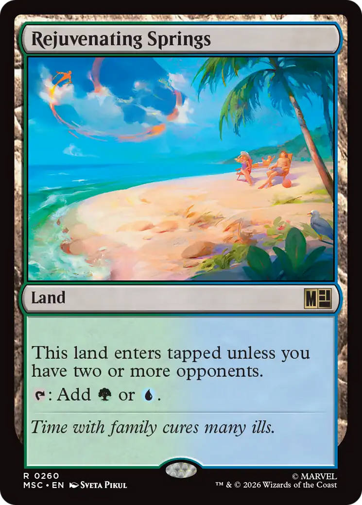 Rejuvenating Springs (Surge Foil) [Marvel Super Heroes Commander] | Gear Gaming Fayetteville
