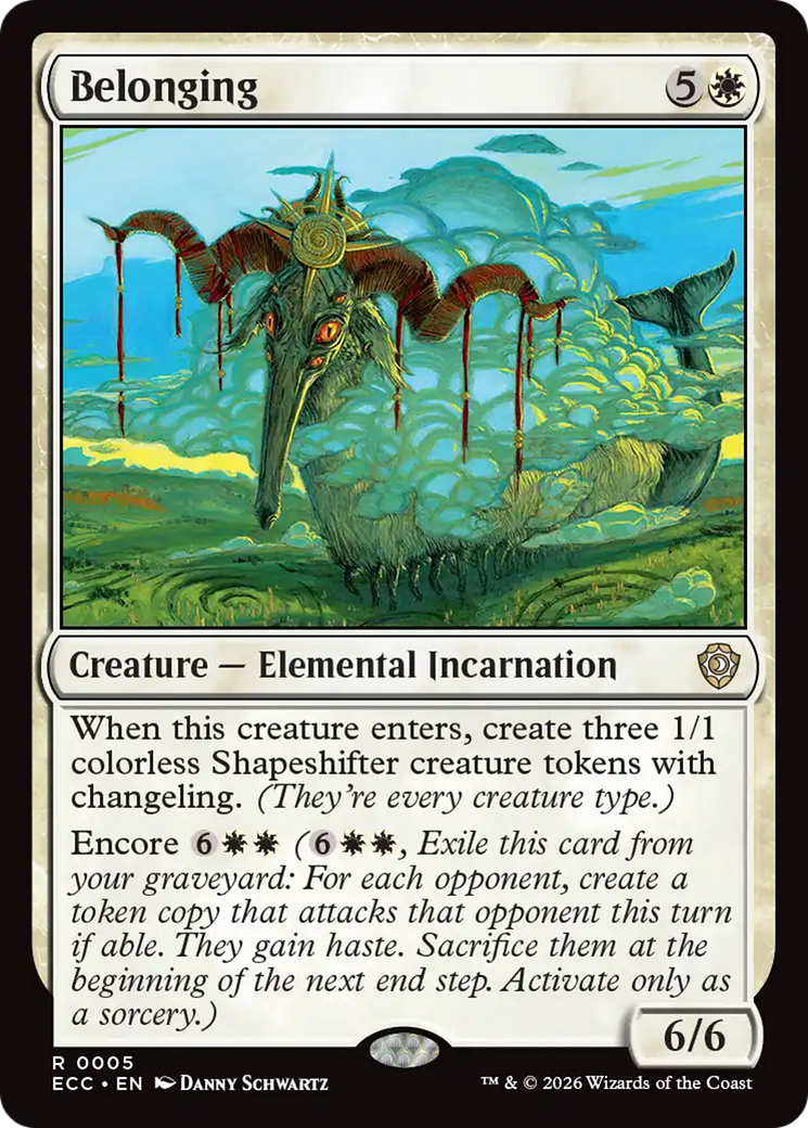 Belonging [Lorwyn Eclipsed Commander] | Gear Gaming Fayetteville