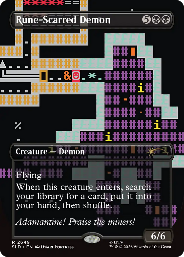 Rune-Scarred Demon [Secret Lair Drop Series] | Gear Gaming Fayetteville