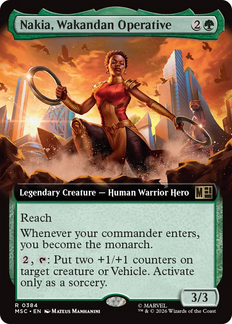 Nakia, Wakandan Operative (Extended Art) [Marvel Super Heroes Commander] | Gear Gaming Fayetteville