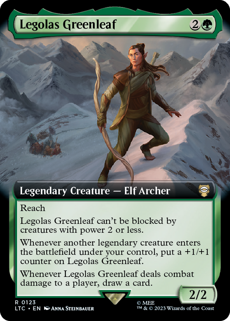 Legolas Greenleaf (Extended Art) [The Lord of the Rings: Tales of Middle-Earth Commander] | Gear Gaming Fayetteville