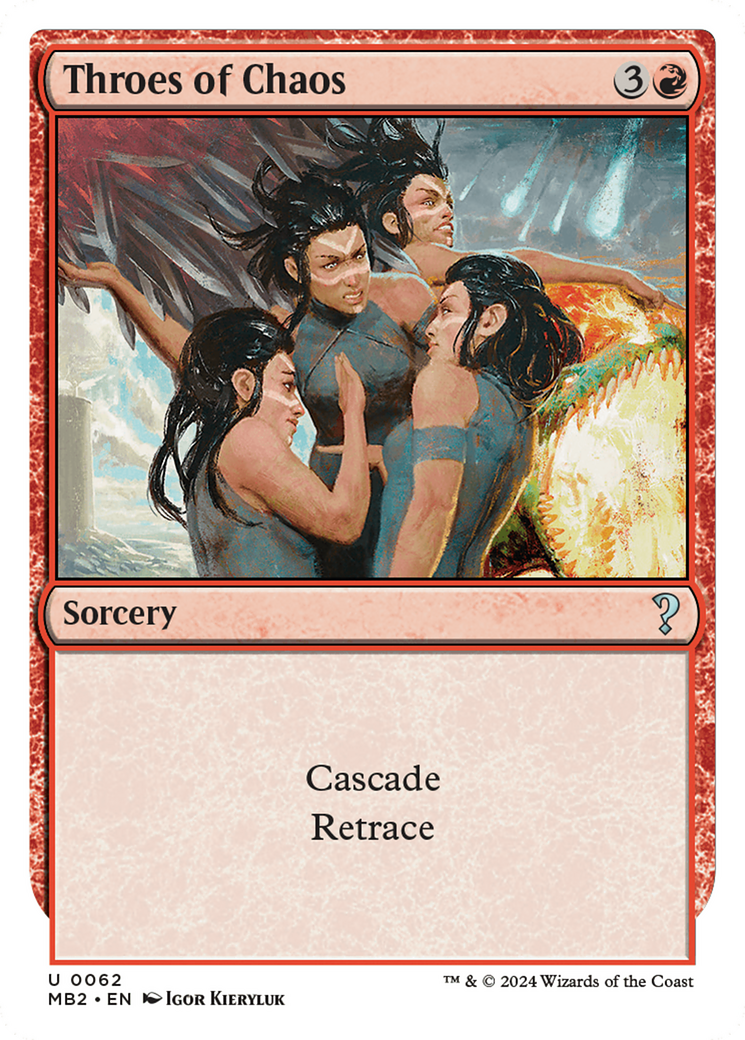 Throes of Chaos (White Border) [Mystery Booster 2] | Gear Gaming Fayetteville