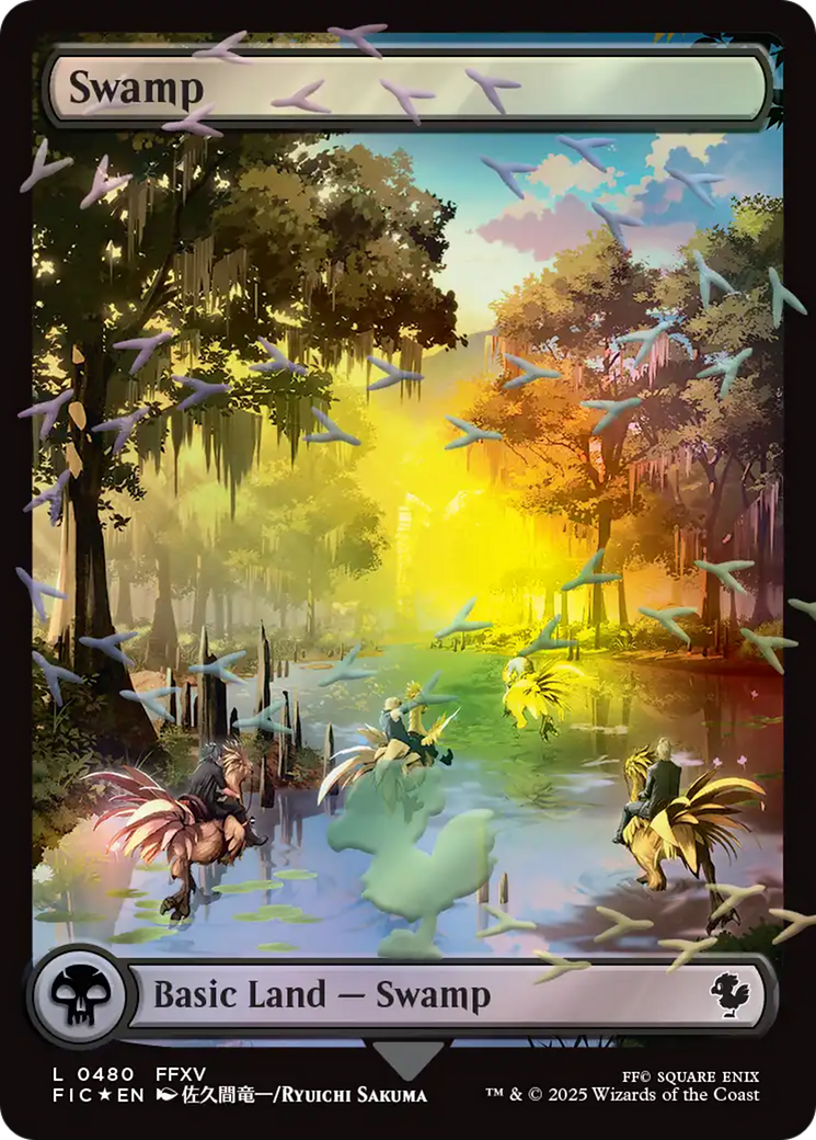 Swamp (Chocobo Track Foil) [FINAL FANTASY Commander] | Gear Gaming Fayetteville