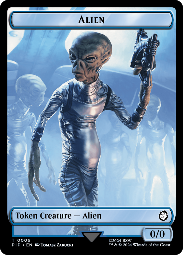 Treasure (0019) // Alien Double-Sided Token [Fallout Tokens] | Gear Gaming Fayetteville